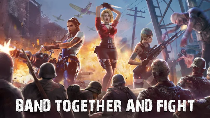 Dead Empire: Zombie War screenshot displaying real-time multiplayer combat against other players