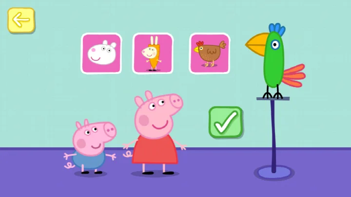 Peppa Pig: Polly Parrot feeding crackers to hungry Polly