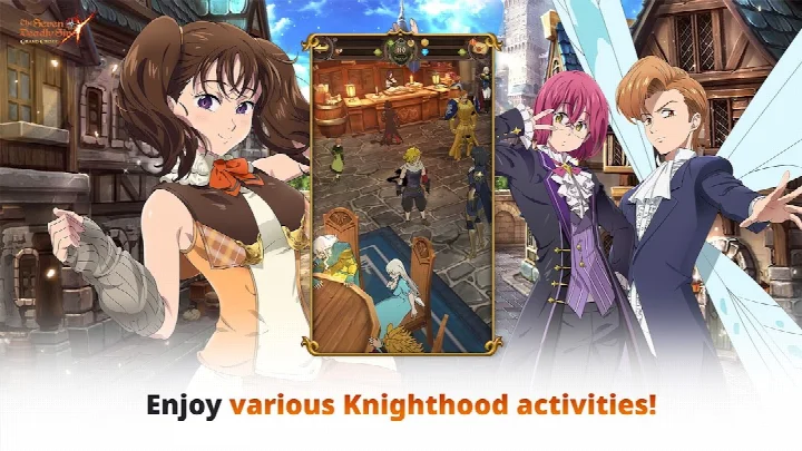 The Seven Deadly Sins Death Match screen for real-time co-op battles with friends