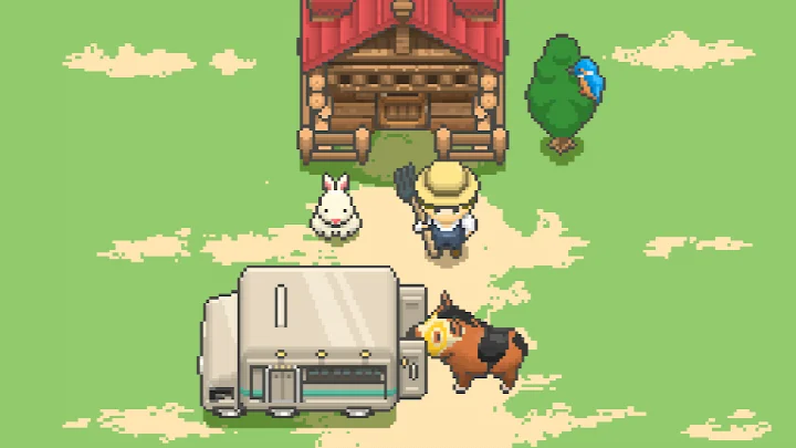 Tiny Pixel Farm encyclopedia: collecting all animals, guests, and fish.