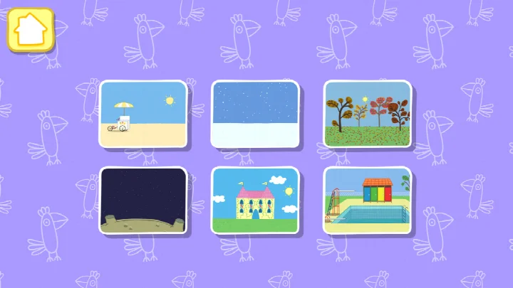 Peppa Pig: Polly Parrot matching pairs puzzle with characters