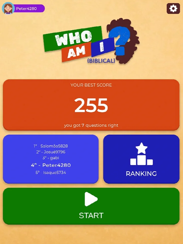 Who am I? (Biblical) redesigned visuals and performance update screen
