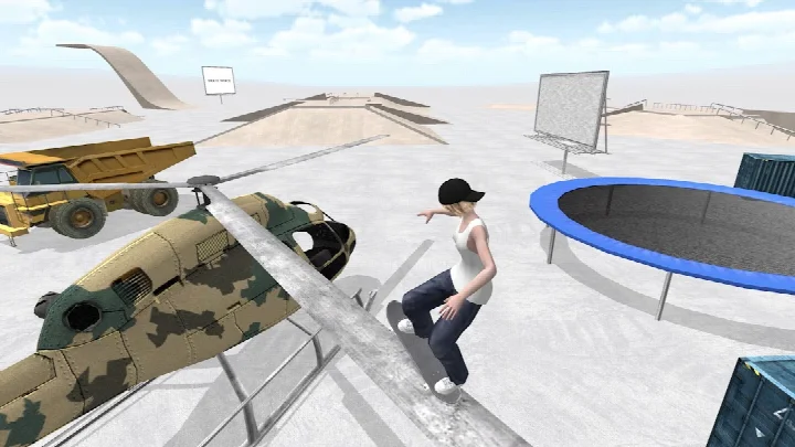 Skate Space park editor for building your own skate park.